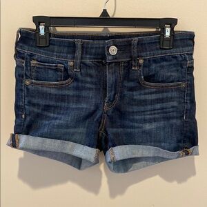 Size 4 American Eagle Denim Blue Women's Shorts